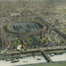 Vue de l'exposition universelle de 1867 de PAris